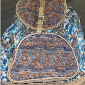 TOMS Backpack Multi-Color Women's Bag Tote School Multi Pockets Bookbag